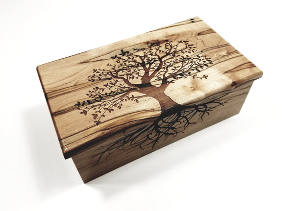 Personalized Tree of Life Traditional Music Box