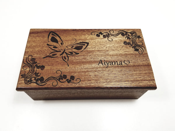 Personalized Butterfly Electronic Music Box