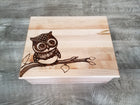 Personalized Owl Memory Box