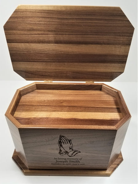 Custom Engraved Handmade Personalized Humming Bird Urn, Mother Urn, Grandmother Urn, Hummingbird Urn