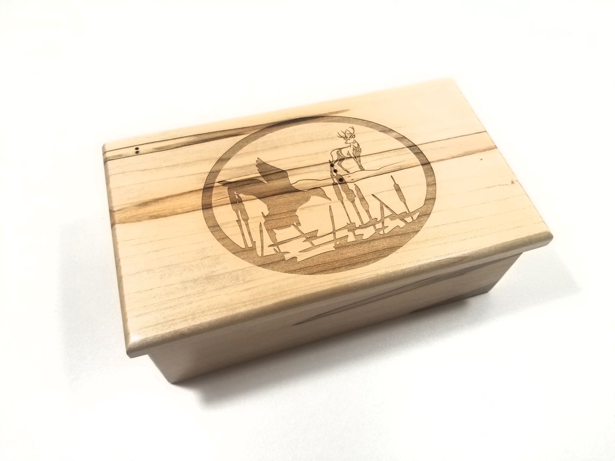 Personalized Duck Hunting Traditional Music Box
