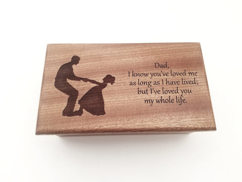 Personalized Father Daughter Dancing Electronic Music Box