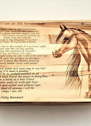 Personalized Horse Memory Box