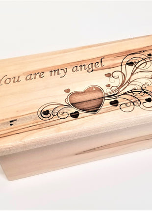 Personalized Heart Design Traditional Music Box