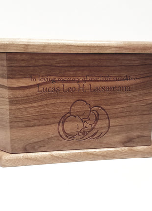 Custom Engraved Handmade Personalized Baby Design Infant Urn, Small Urn, Urn for Child