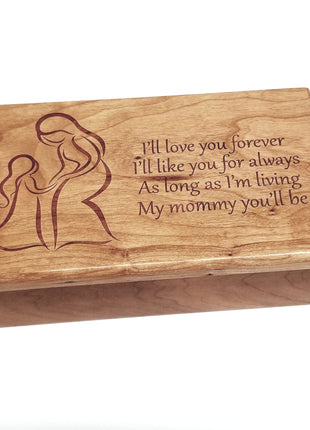 Personalized Mother Daughter Traditional Music Box