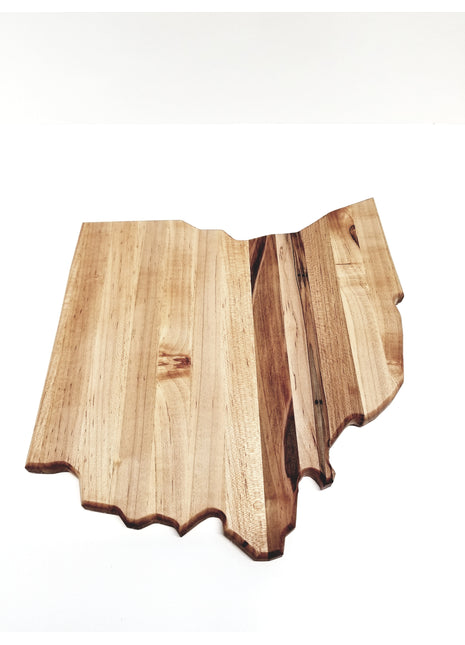 Ohio Wooden State Cutting Board, Add Text, Personalized Handmade Custom OH Cutting Board, OH Gift