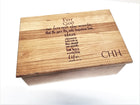 Personalized Cross John 3:16 Memory Box