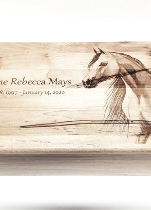 Personalized Horse Memory Box