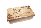 Personalized Butterfly Traditional Music Box