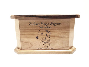 Wooden Pet Urn