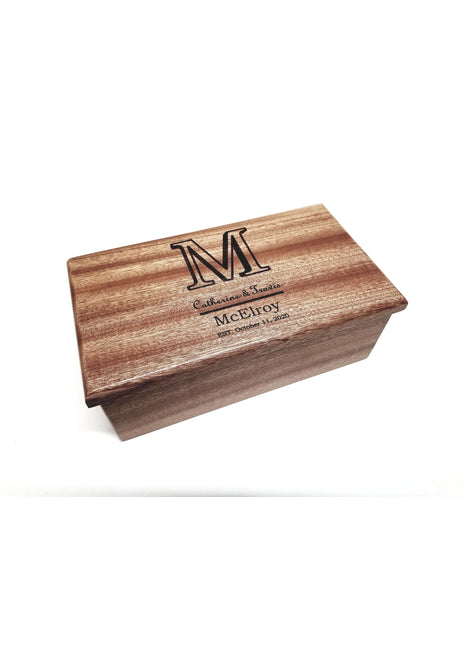 Name Music Box Add Text, Personalized Custom Laser Engraved Traditional Wind Up Handmade Wood Music Box