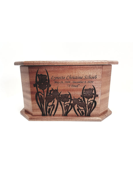 Custom Wooden Cremation Urn for Ashes