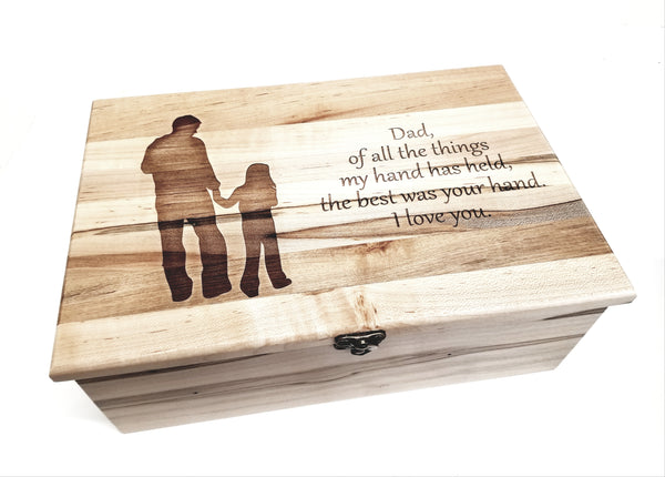 Personalized Father Daughter Memory Box