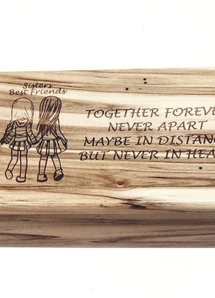 Personalized Sisters Traditional Music Box