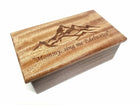 Personalized Mountain Design Traditional Music Box