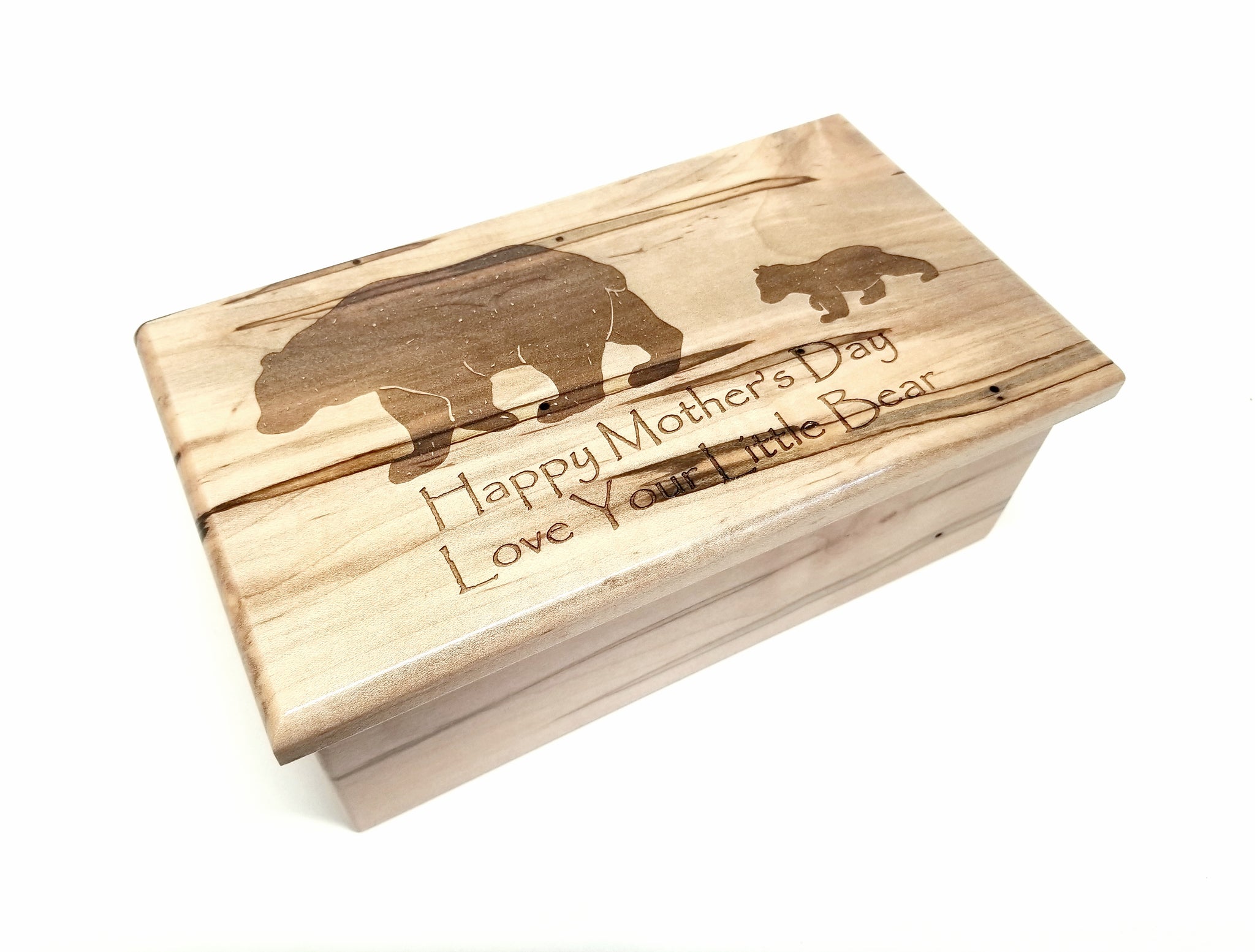 Personalized Mamma Bear Traditional Music Box