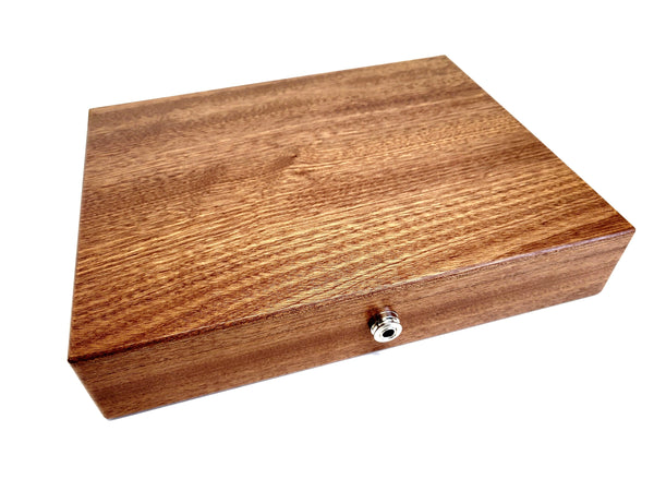 Personalized Custom Treble Clef Design Handmade Hardwood Electric Hand Drum, Amplified Beat Box, Cajon Drum