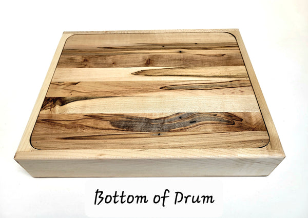 Personalized Custom Music Design Handmade Hardwood Electric Hand Drum, Amplified Beat Box, Cajon Drum