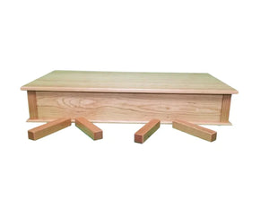 Modern Lift Handmade Hardwood Coffee Table with End Tables, Choose your wood, Farmhouse Style Coffee Table and End Tables