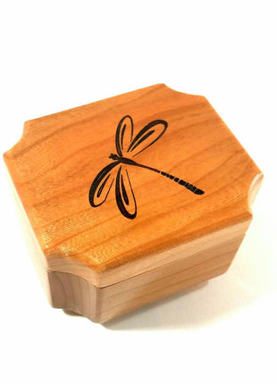 Engraved Handmade Personalized Mini Dragonfly Urn, Small Urn, Sharable Urn, Pocket Urn, Remembrance Urn