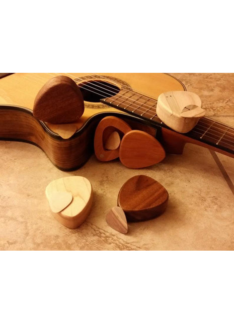 Handmade Wood Guitar Pick Box